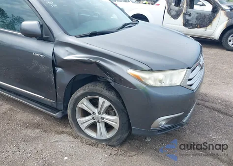 2013 Toyota Highlander Limited V6 from USA, damaged, VIN 5TDYK3EH9DS123800